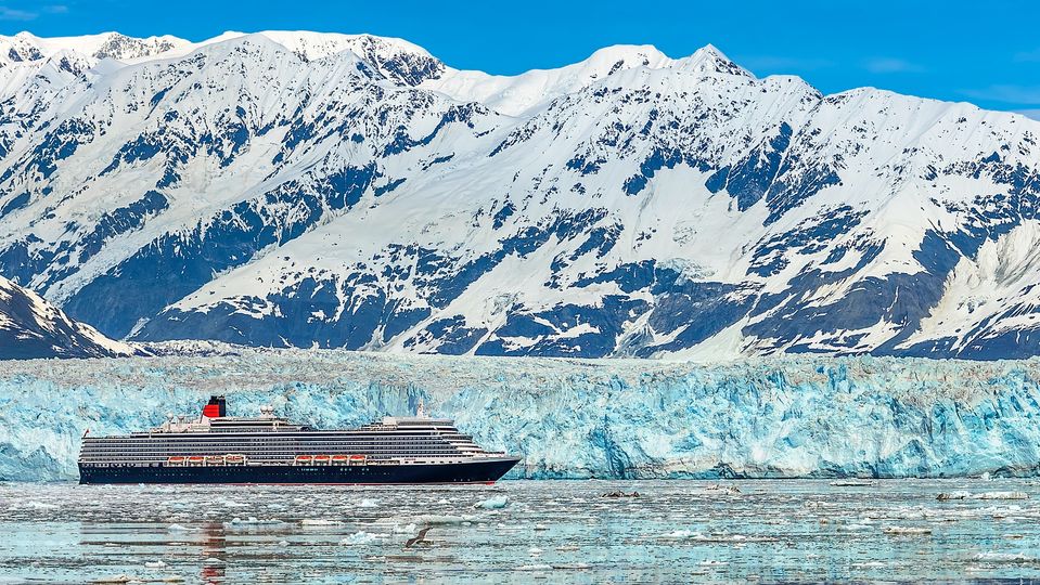 Queen Elizabeth has travelled the globe, from wild Alaska to the balmy Mediterranean and beyond. © Cunard