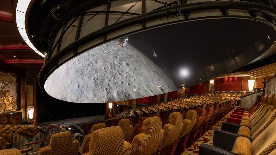 Illuminations takes guests on an immersive journey through the stars and closer to home. © Cunard