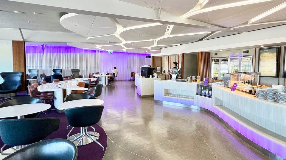 The Gold Coast Virgin Australia lounge is a great spot to kick back and enjoy the runway view.