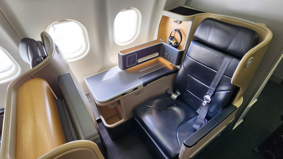 The upmarket Qantas A330 Business Suite is worth booking if you can.
