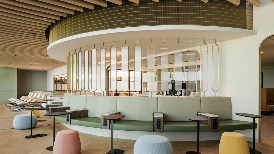 The newest Star Alliance lounge at Paris CDG Terminal 1.