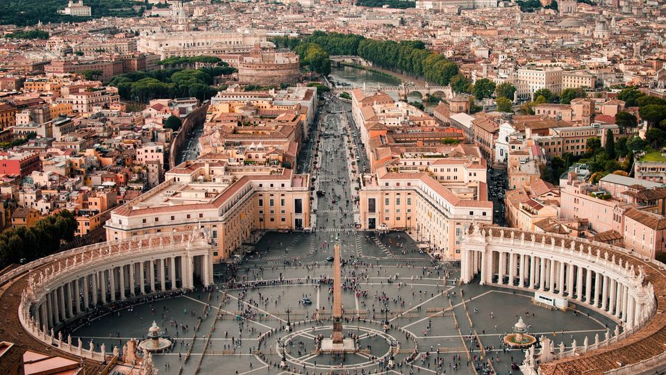 Saint Peter's Square in Vatican City.