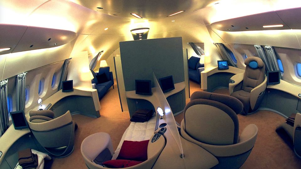 Another concept A380 upper deck treatment from Airbus.