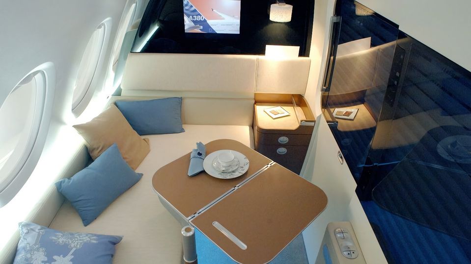 Airbus' original 'super first class' concept for the A380.