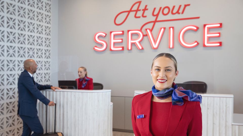 Staff at the Service Desk may be able to get you on an alternative flight.