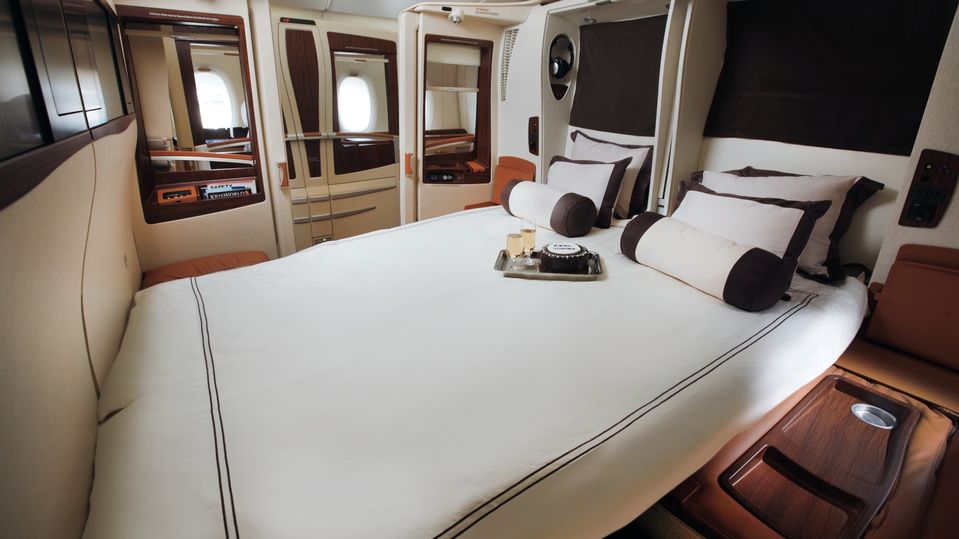 Singapore Airlines' original Airbus A380 first class suite.