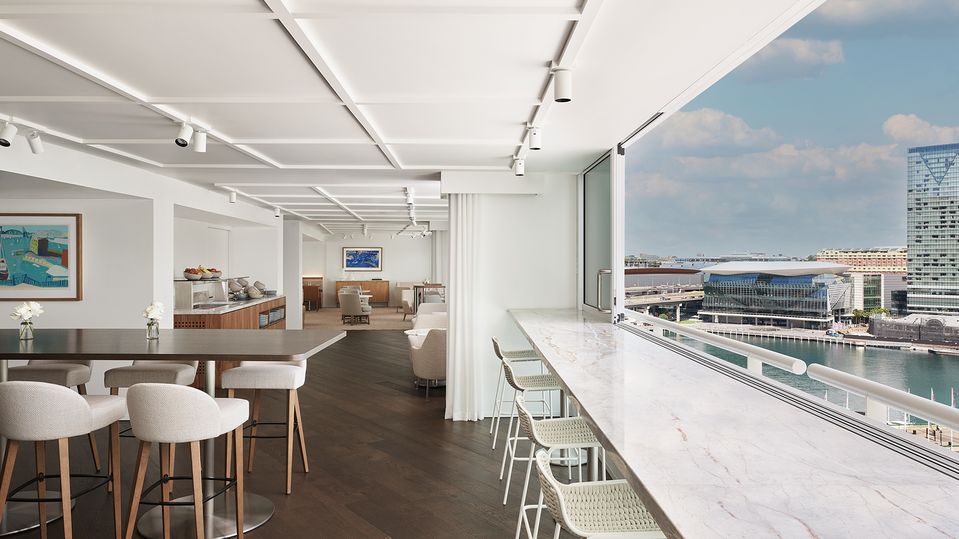 The newly-relaunched Regency Club at Hyatt Regency Sydney.