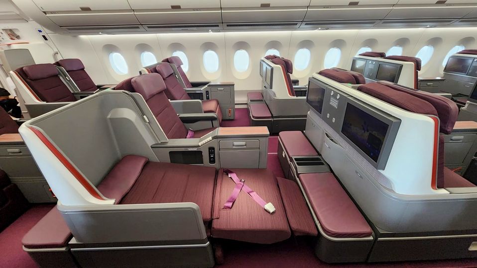 Business class in Thai Airways' latest A350.
