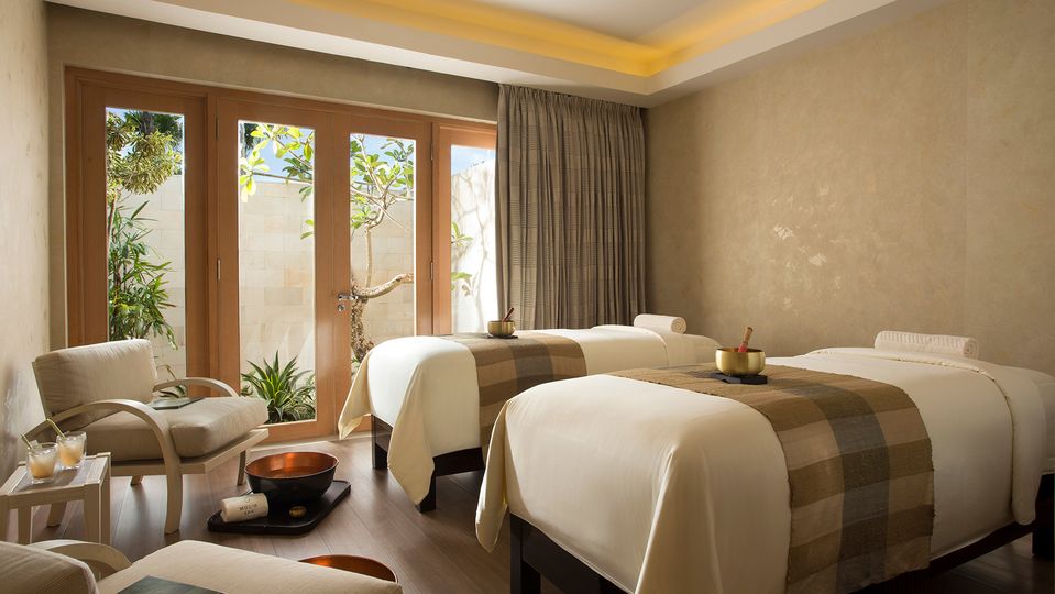 The spa includes 20 treatment rooms, plus saunas, steam rooms and more.