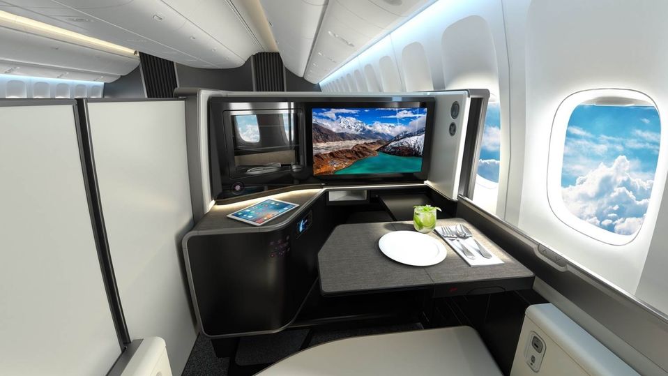 Safran's Fusio is a 'fusion' of business class and first class.