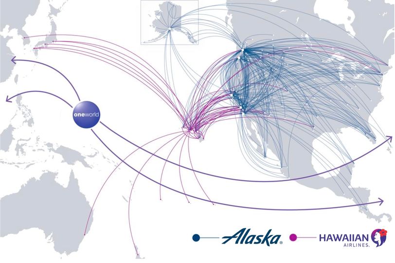 Alaska Airlines sees the Hawaiian Airlines network as complementary to its own.