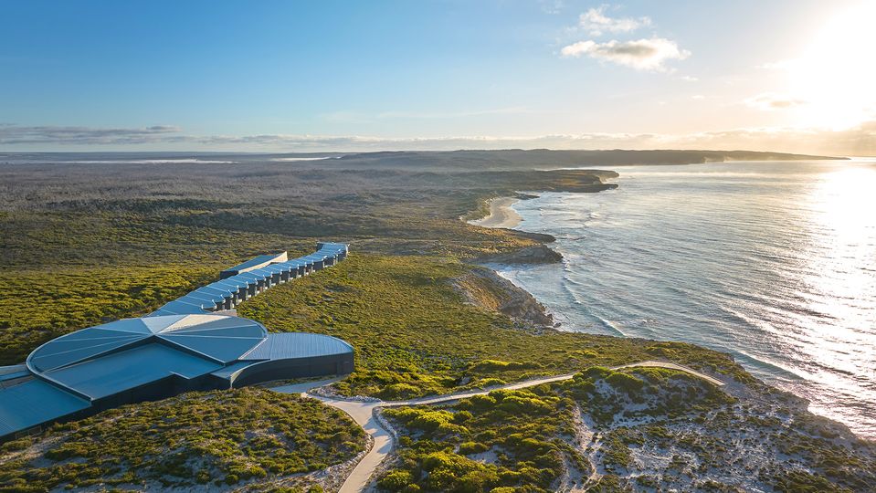 The new lodge occupies more or less the same footprint as before.