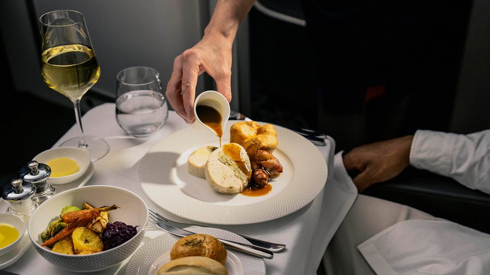 Elevated Christmas fare on British Airways.