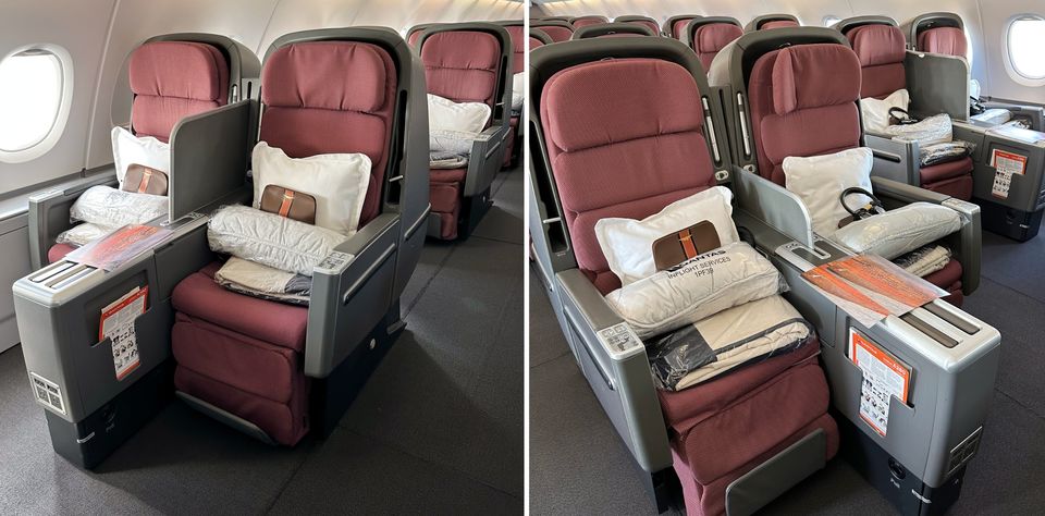 The original Qantas A380 business class.