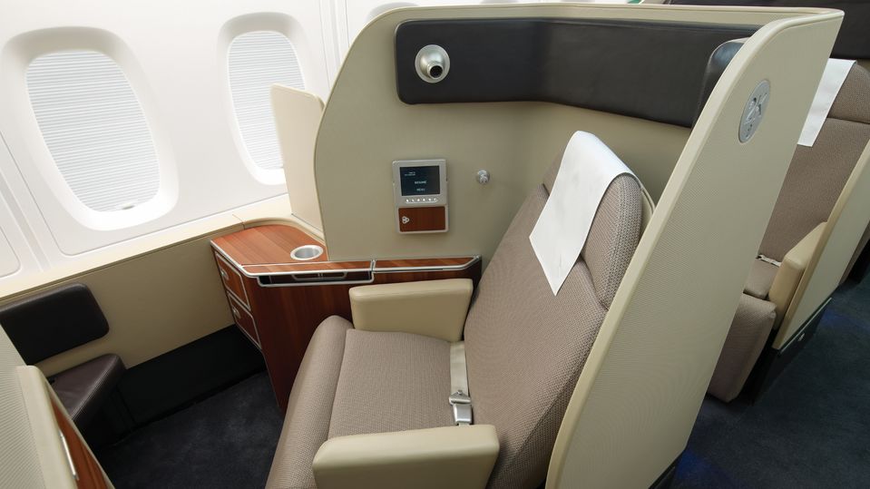 The original Qantas A380 first class.