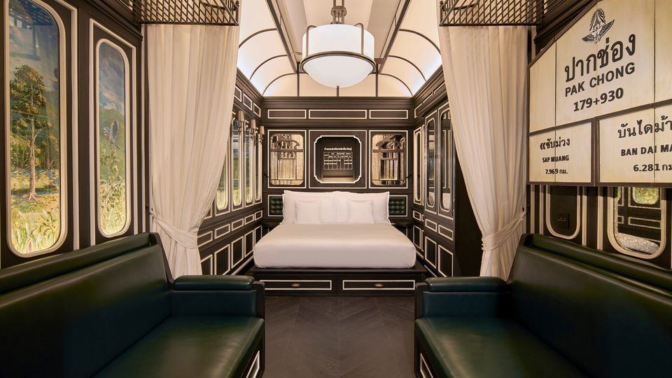 One of the resort's exquisite rail car suites.. InterContinental Khao Yai