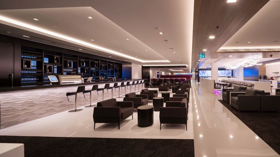 Sydney's Air New Zealand lounge makes a fine place to begin the journey.