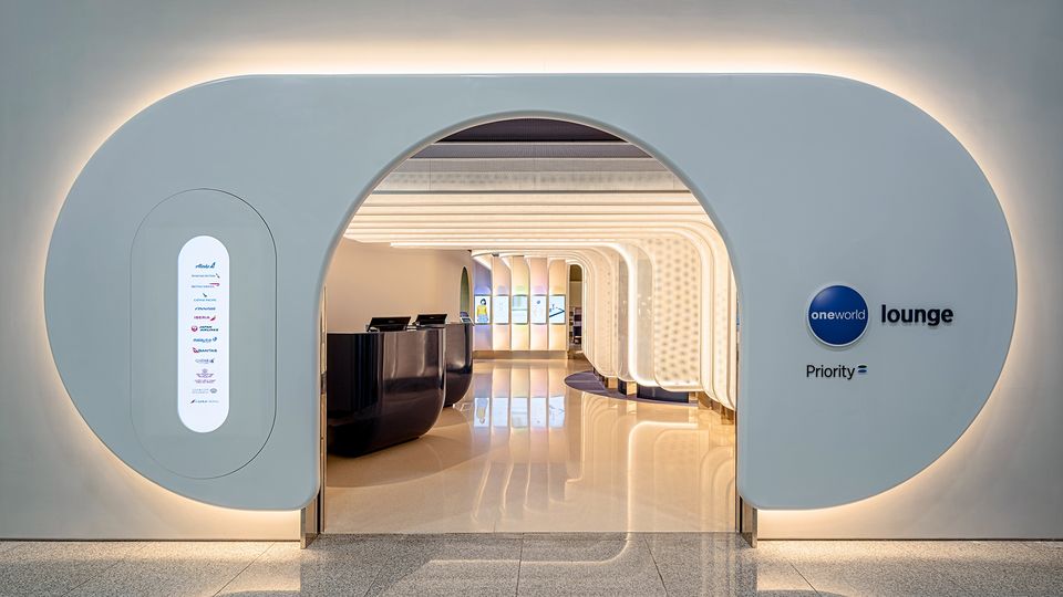 The Oneworld Lounge at Seoul's Incheon Airport.