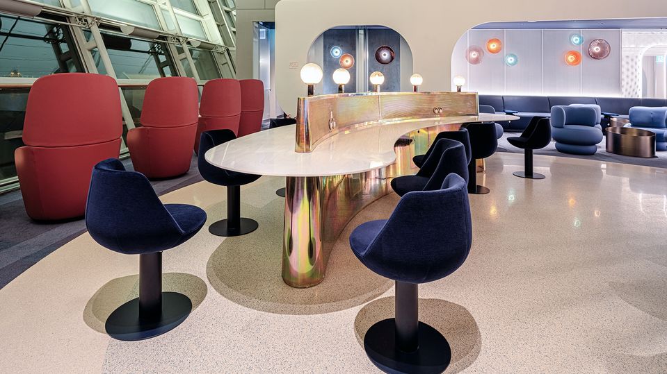 The Oneworld Lounge at Seoul's Incheon Airport.