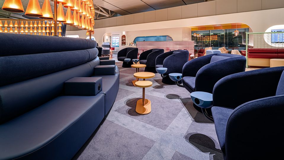 The Oneworld Lounge at Seoul's Incheon Airport.