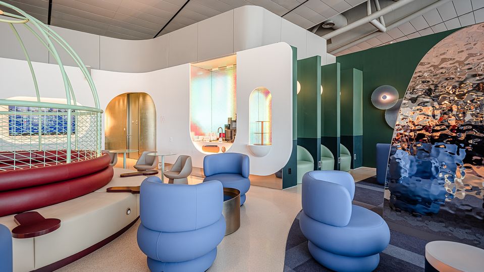 The Oneworld Lounge at Seoul's Incheon Airport.