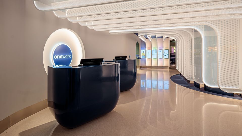 The Oneworld Lounge at Seoul's Incheon Airport.