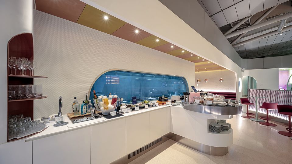 The Oneworld Lounge at Seoul's Incheon Airport.