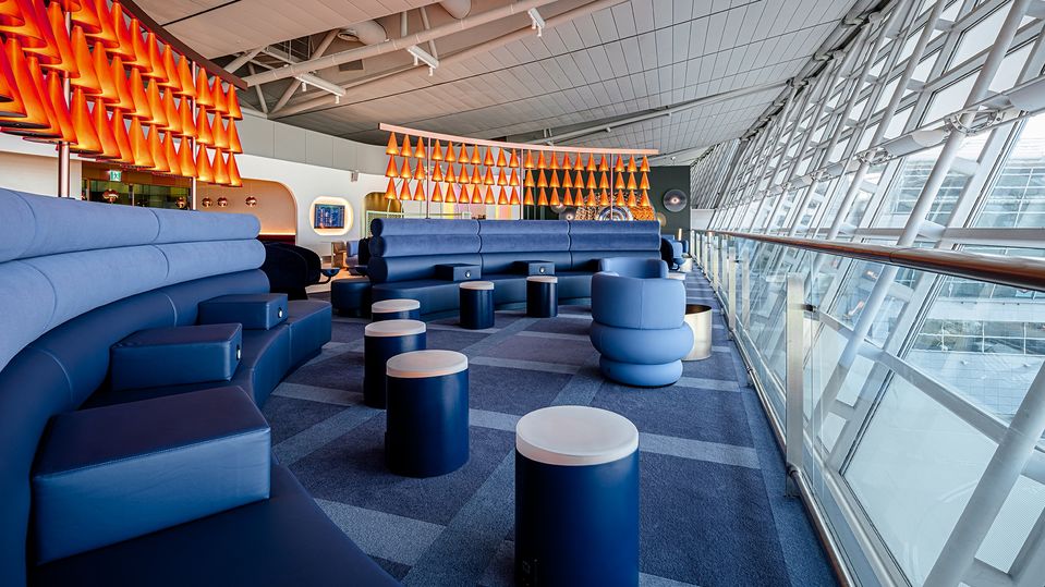 The Oneworld Lounge at Seoul's Incheon Airport.