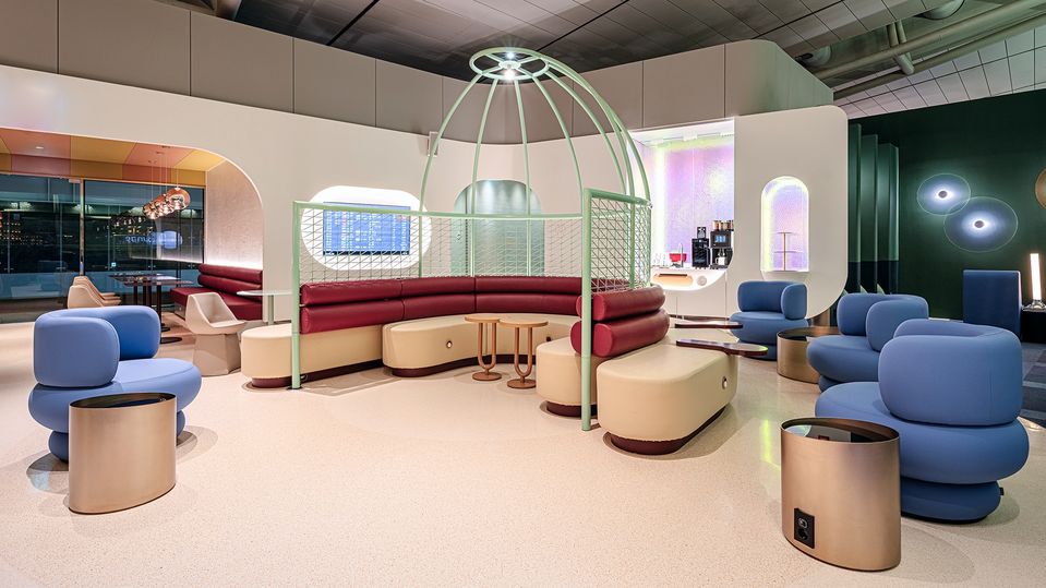 The Oneworld Lounge at Seoul's Incheon Airport.