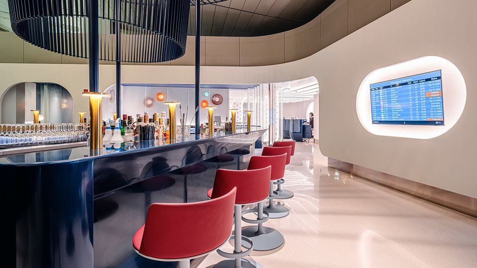 The Oneworld Lounge at Seoul's Incheon Airport.