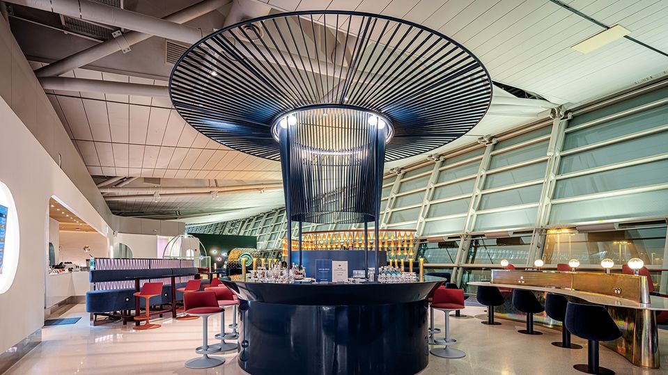 The Oneworld Lounge at Seoul's Incheon Airport.