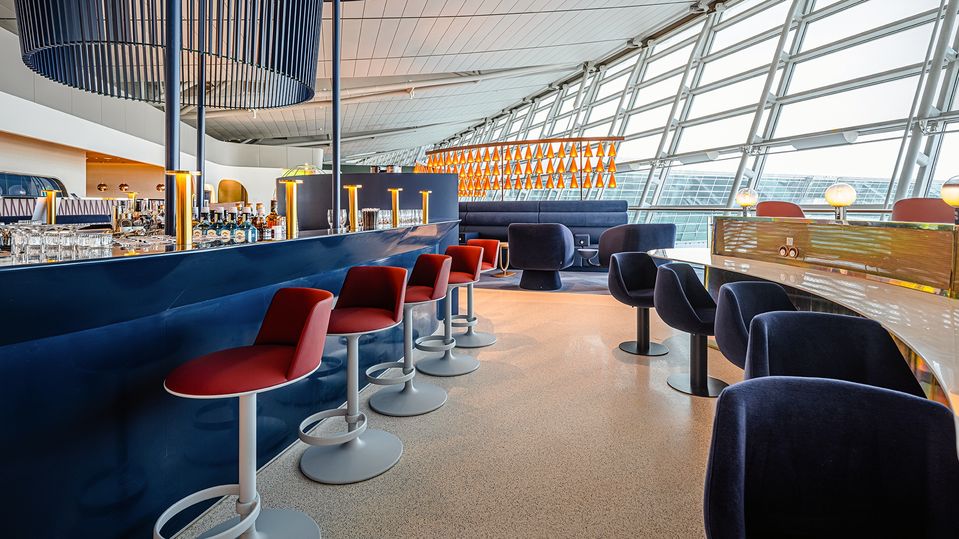 The Oneworld Lounge at Seoul's Incheon Airport.
