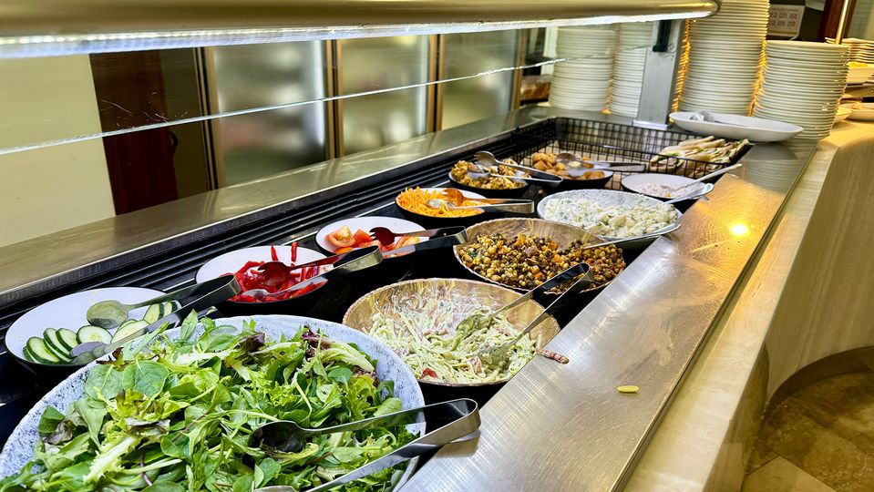 Unleash the sandwich artist within at the salad bar.