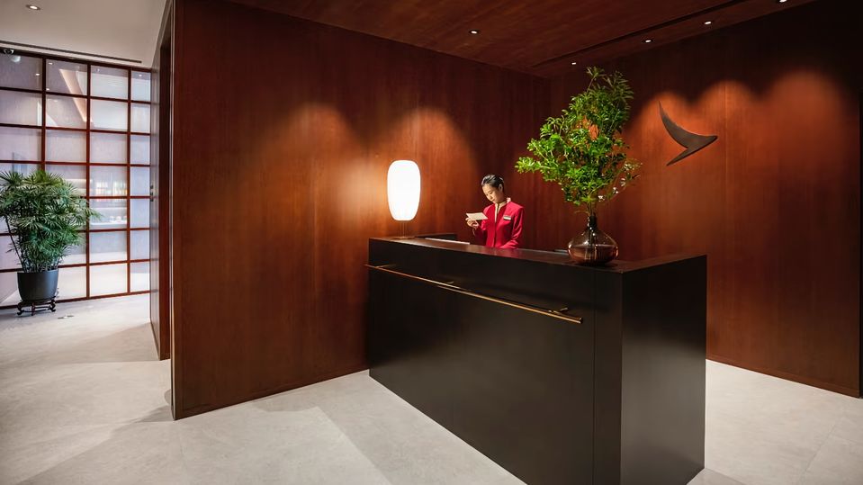 Cathay Pacific's Shekou Lounge.