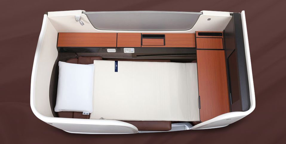 Passengers are given a choice of hard or soft mattress.