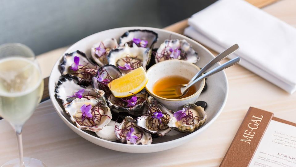 The well-rounded wine list includes Australian classics alongside vegan, biodynamic and sustainable drops.