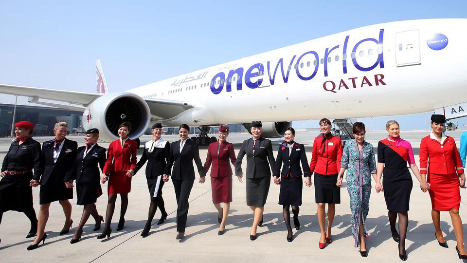 Qatar Airways is a member of the Oneworld alliance.