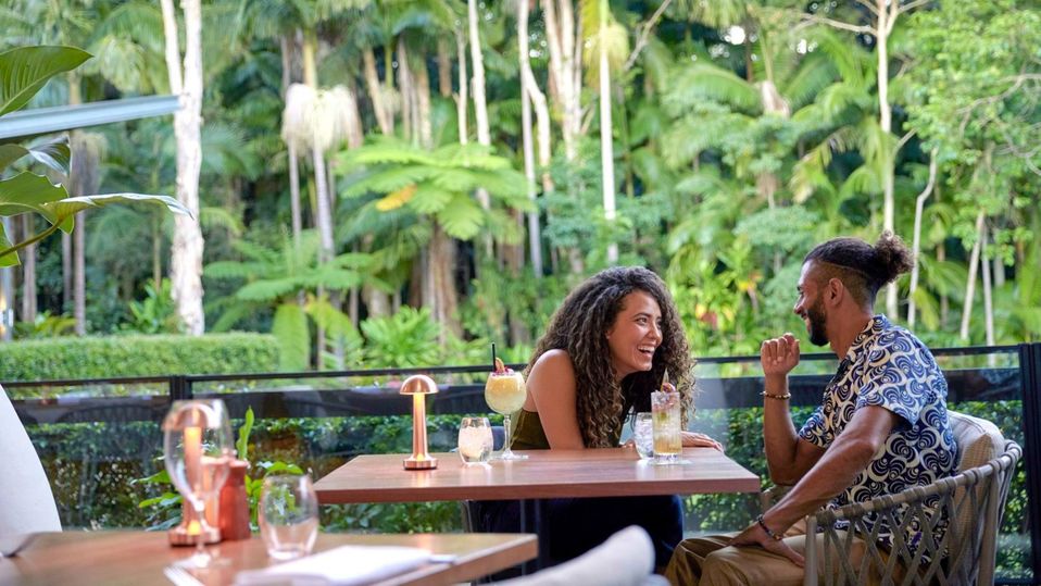 Dining on the deck at Forest, with the symphony of nature your dining soundtrack.