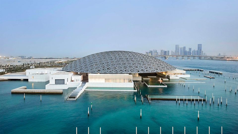 The Louvre art museum in Abu Dhabi
