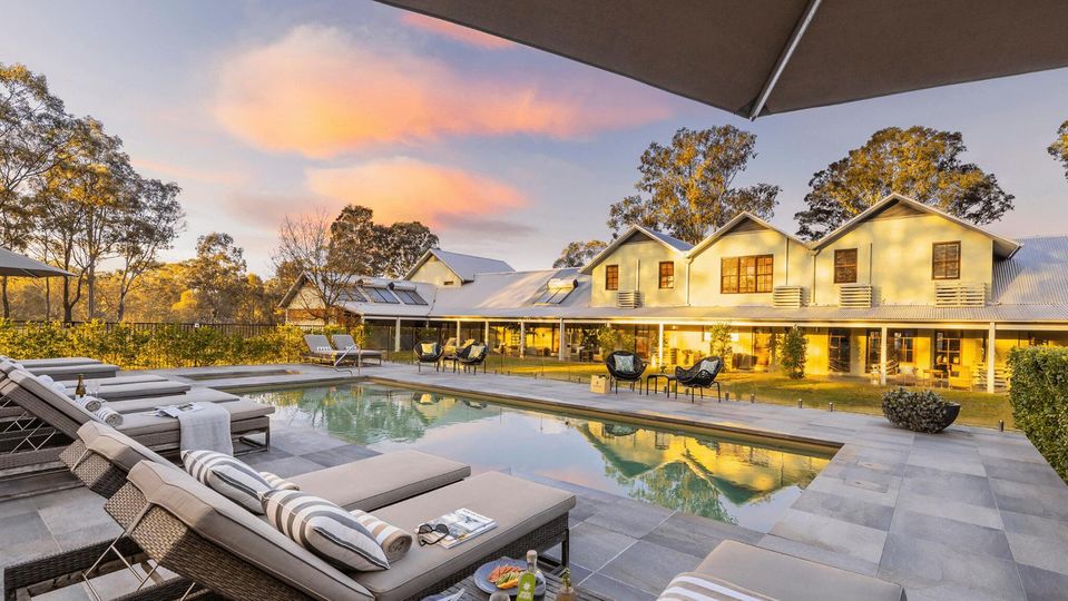 Transport yourself to Provence down under at Spicers Vineyard Estate in Pokolbin.