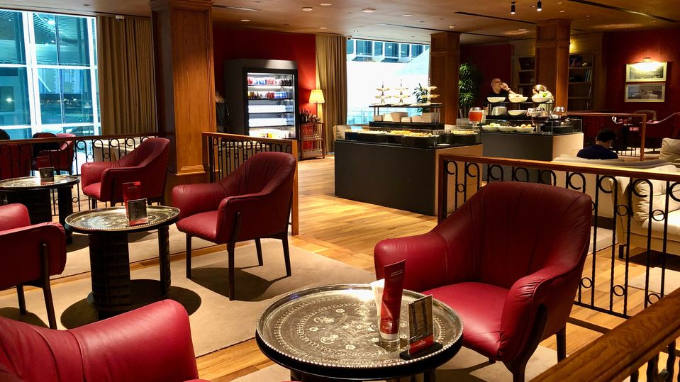 Turkish Airlines' flagship Istanbul business class lounge.