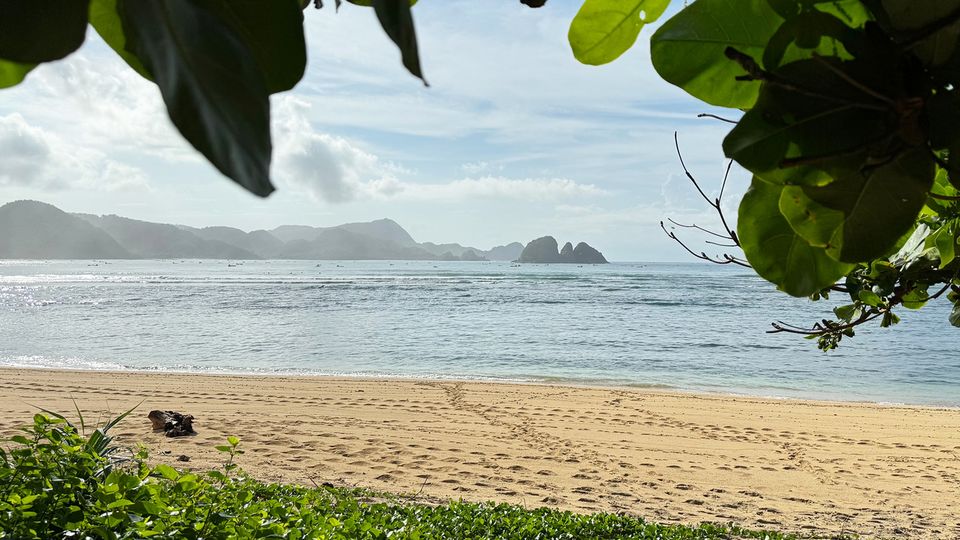 Serangan beach in the south of Lombok.