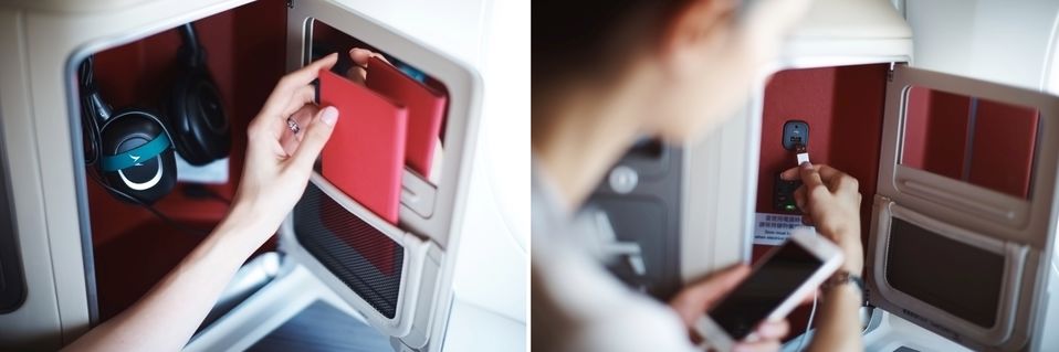 Cathay Pacific A350 business class.