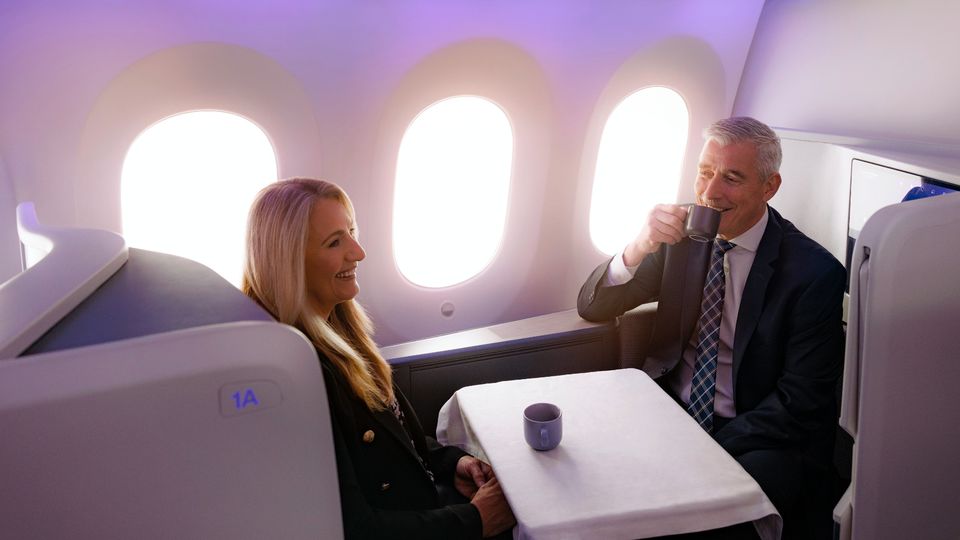 Fly with a friend in Air New Zealand's 2024 Business Premier Luxe suites.