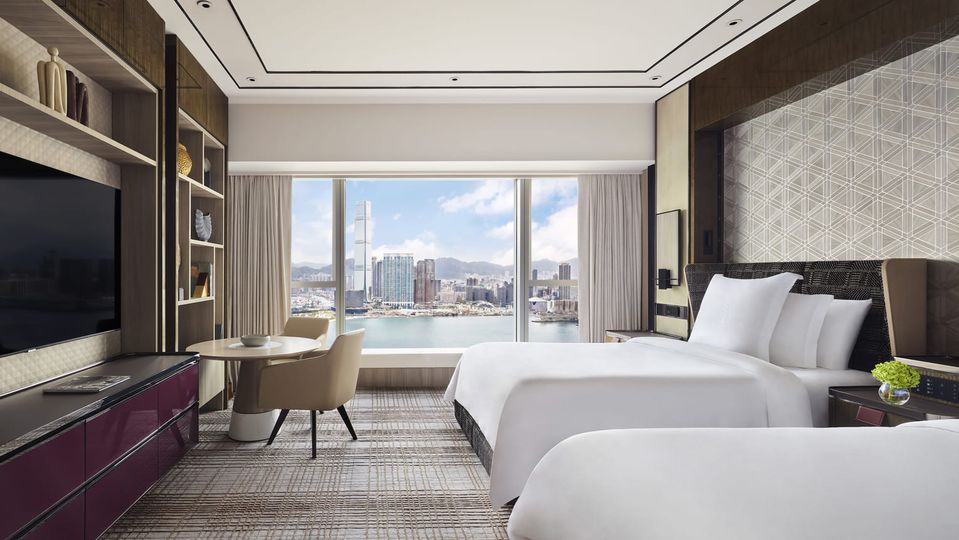 This Deluxe Harbour View Room at Four Seasons Hong Kong could be yours.