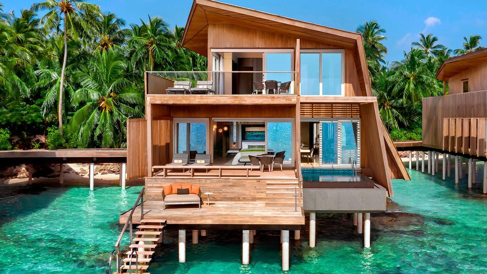 Check in to indulgence in this overwater villa.