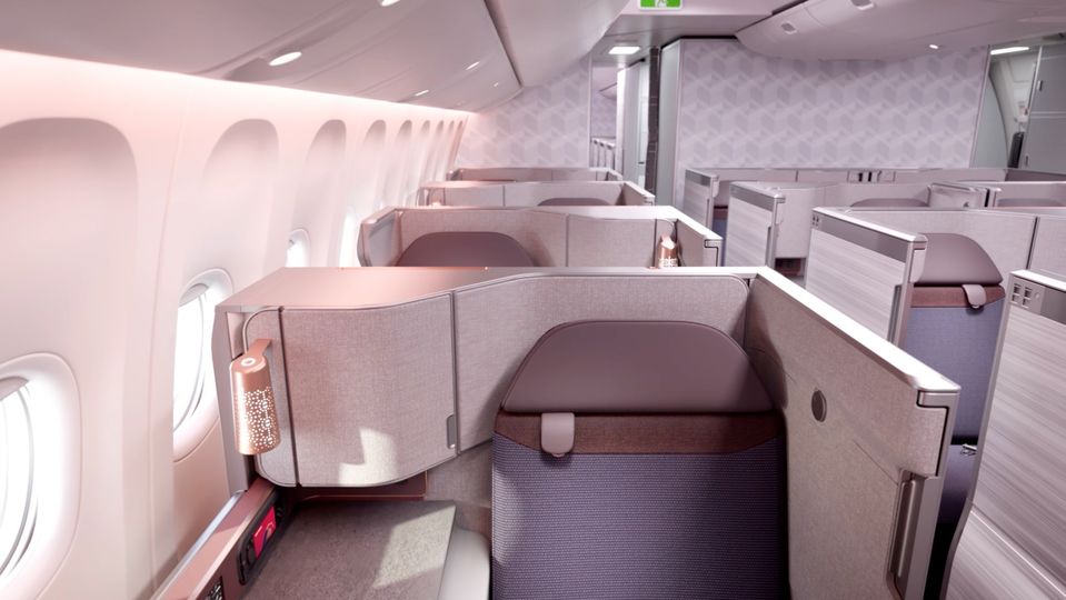 Air India's new business class, coming soon to a refurbished Boeing 777-330ER.