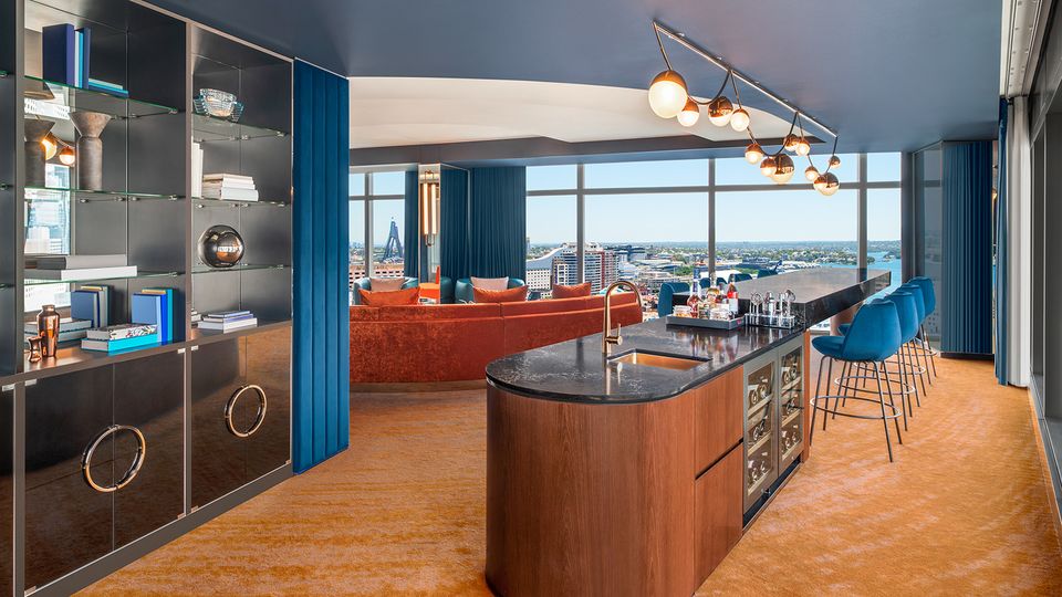 The hotel's Extreme Wow suite lives up to its name.
