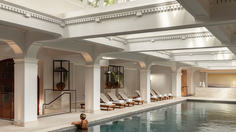 Auriga Spa houses a 20-metre heater indoor pool, sauna, steam room and gym.