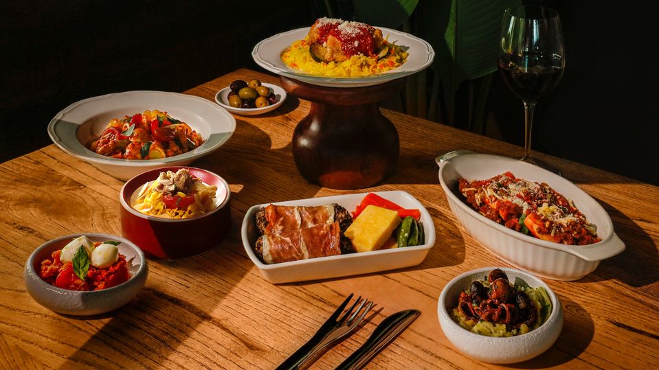 Some of the Pirata dishes behind Cathay's latest premium economy menu.